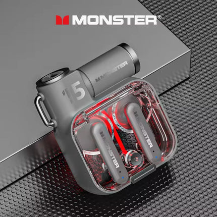 XKT15 Draadloze Oortjes - Headset Oordopjes TWS Bluetooth 5.3 - Ivoor