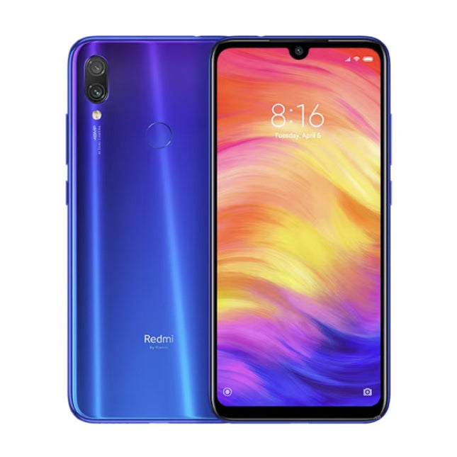 Redmi Note 7 Pro Smartphone - 6 GB RAM - 128 GB Opslag - 48 MP Camera - 4000mAh Batterij - Blauw