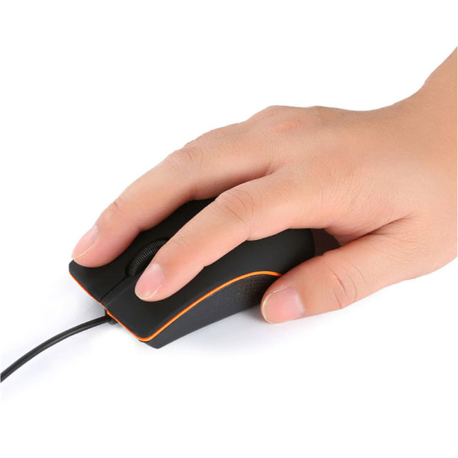 M20 Optische Muis Bedraad - Geruisloos / Optisch / Tweehandig / Ergonomisch - Zwart