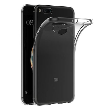 Xiaomi Mi A1 Full Body 360° Hoesje - Volledige Bescherming Transparant TPU Silicone Case + PET Screenprotector