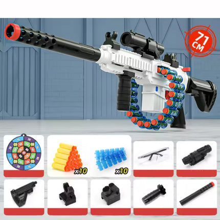 Soft Shell Bullet Geweer - M416 Model Speelgoed Pistool - Wit