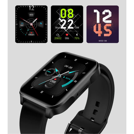 S2 Pro Smartwatch met Extra Bandje -  Fitness Sport Activity Tracker Silica Gel Horloge iOS Android Zwart