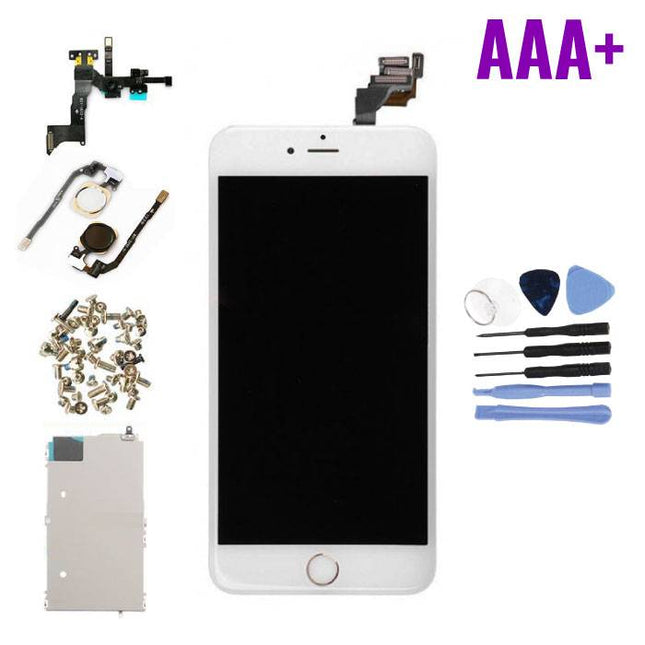 iPhone 6 Plus Voorgemonteerd Scherm (Touchscreen + LCD + Onderdelen) AAA+ Kwaliteit - Wit + Gereedschap