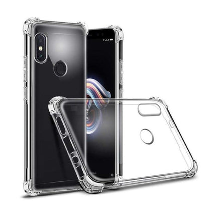 Xiaomi Redmi Note 5 Pro Transparant Bumper Hoesje - Clear Case Cover Silicone TPU Anti-Shock
