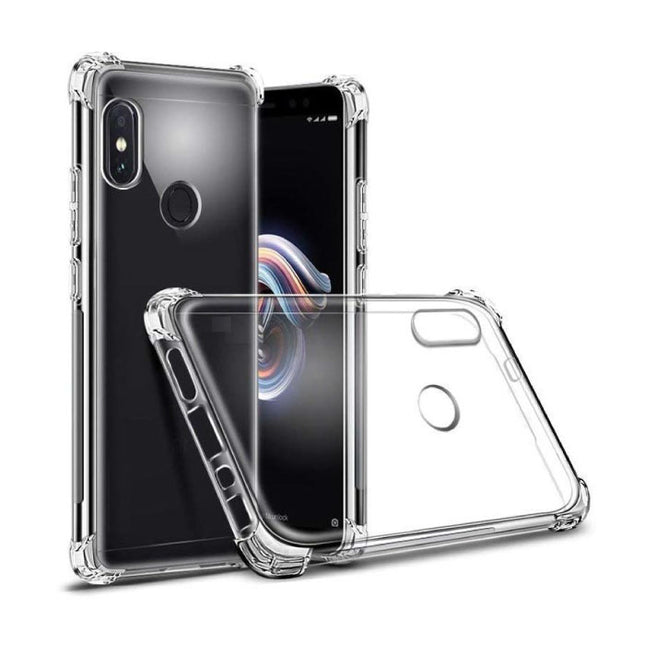 Xiaomi Redmi Note 5 Pro Transparant Bumper Hoesje - Clear Case Cover Silicone TPU Anti-Shock