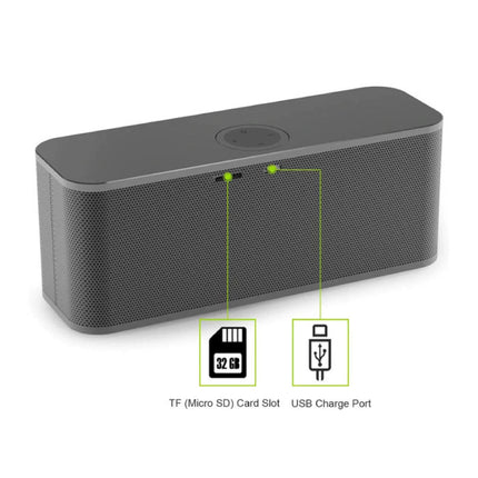W300 Draadloze Speaker - Luidspreker Wireless Bluetooth 5.0 Soundbar Box Zwart