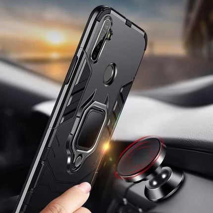 Oppo K1 Hoesje  - Magnetisch Shockproof Case Cover + Kickstand Rood