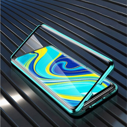 Xiaomi Mi 9 Magnetisch 360° Hoesje met Tempered Glass - Full Body Cover Hoesje + Screenprotector Groen