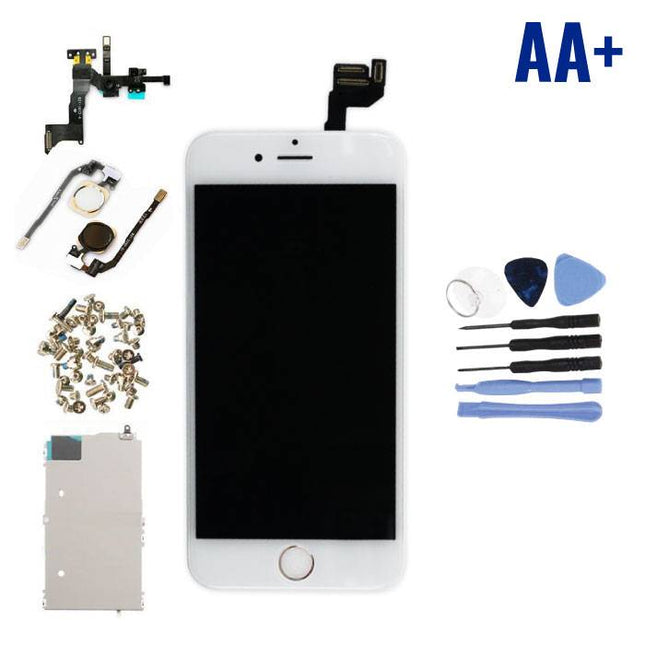 iPhone 6S 4.7" Voorgemonteerd Scherm (Touchscreen + LCD + Onderdelen) AA+ Kwaliteit - Wit + Gereedschap