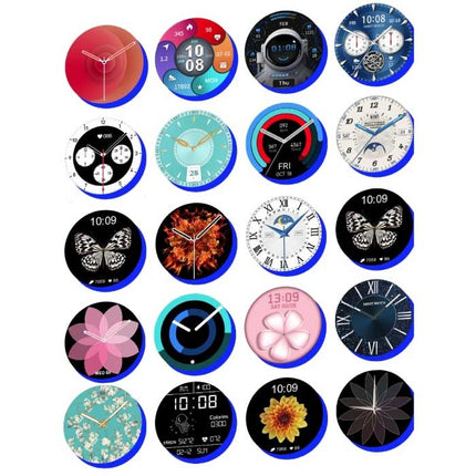 Randloze Smartwatch Siliconen Bandje Fitness Sport Activity Tracker Horloge Android Grijs