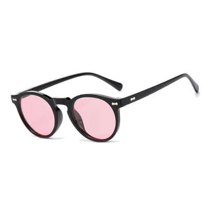 Vintage Zonnebril voor Dames - UV400 Gepolariseerde Bril Shades Brillen - Zwart Roze