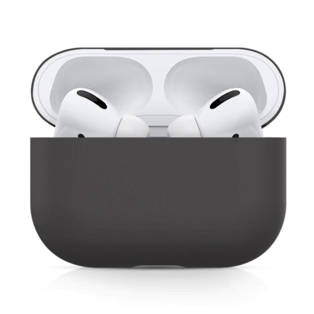Flexibel Hoesje voor AirPods Pro - Silicone Skin AirPod Case Cover Soepel - Zwart