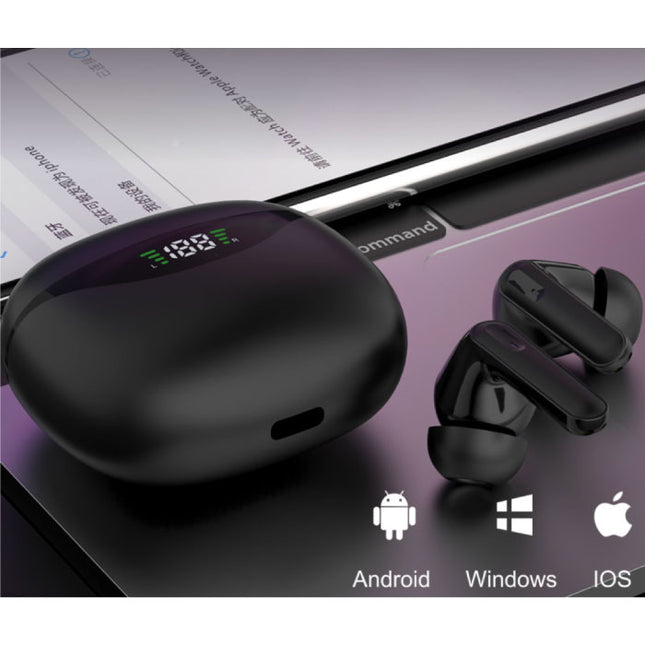JS12 Air Pro Draadloze Oordopjes - Touch Control Oortjes TWS Bluetooth 5.1 Wit