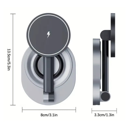 2 in 1 Magnetisch Oplaadstation - Compatibel met Apple iPhone / iWatch / AirPods -  Charging Dock 15W Oplader - Zwart