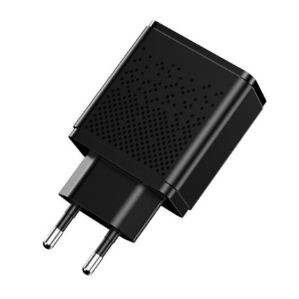 IQ Stekkerlader - 24W AC Thuislader Muur Oplader Adapter Wallcharger  Zwart