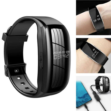 Security Camera Horloge Smartband DVR Camera - 1080p - 128 GB Ingebouwd Geheugen
