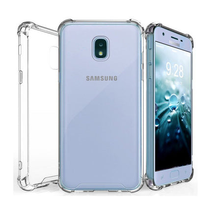 Samsung Galaxy J7 Transparant Bumper Hoesje - Clear Case Cover Silicone TPU Anti-Shock