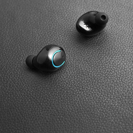 Q18 Draadloze Oordopjes - TWS Oortjes True Touch Control Oortjes Oordopjes Bluetooth 4.2 Wireless Buds Earphones Oortelefoon Zwart