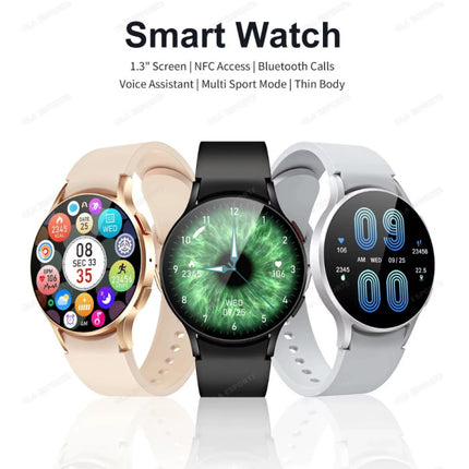 Smart Watch 6 - 1.44" Scherm - Sport Gezondheid Tracker Horloge Smartwatch - Silicoon Bandje - Wit