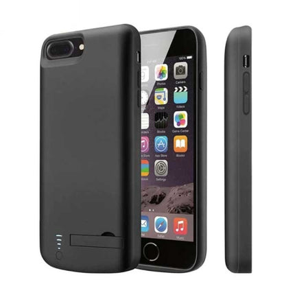 iPhone X Powercase 10.000mAh Powerbank Hoesje Oplader Batterij Cover Case Zwart