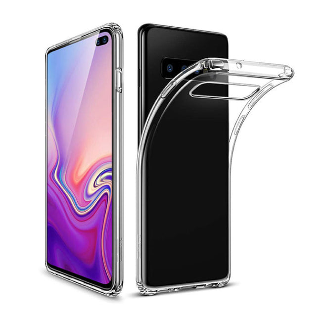 Samsung Galaxy S10 Plus Transparant Clear Case Cover Silicone TPU Hoesje 