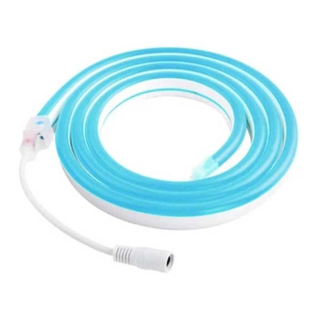 Neon LED Strip 3 Meter - Flexibele Verlichting Tube met Stekker Adapter 12V Waterdicht Ijsblauw