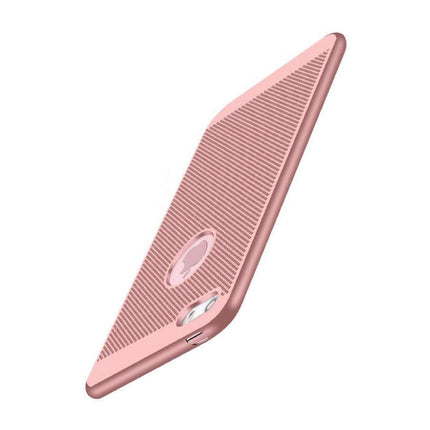 iPhone 5S - Ultra Slanke Case Warmteafvoer Cover Cas Hoesje Rose Gold