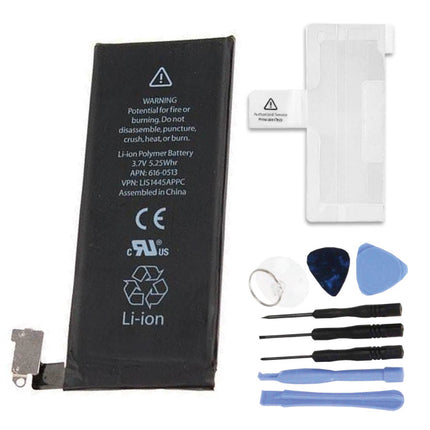 iPhone 4 Batterij Reparatieset (+ Gereedschap & Adhesive Sticker) - AAA+ Kwaliteit