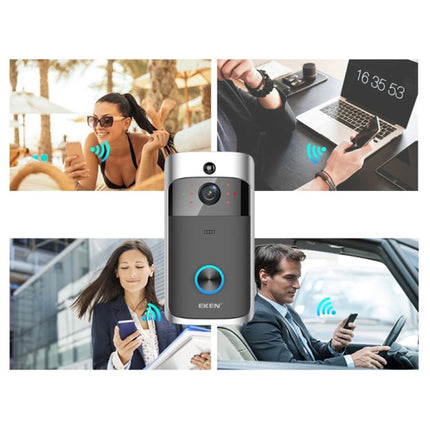 Deurbel met Camera en WiFi - Intercom Draadloze Smart Home Security Alarm IR Night Vision
