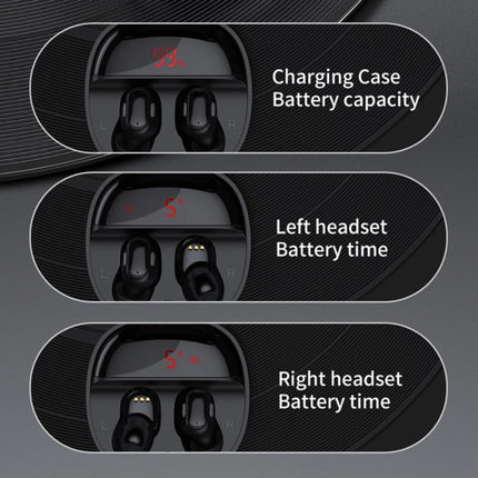 WM01 Plus Draadloze Oortjes - Touch Control Oordopjes TWS Bluetooth 5.0 Earphones Earbuds Oortelefoon Zwart