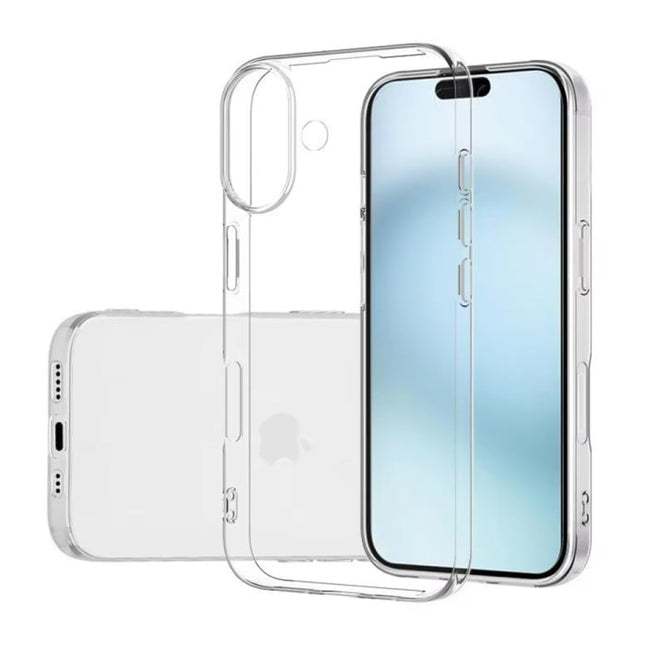 iPhone 16 Plus Transparant Hoesje - Flexibel Silicoon Case Cover Hydrogel Helder 
