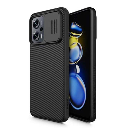 Xiaomi Poco X4 GT (5G) CamShield Hoesje met Camera Slide - Shockproof Case Cover Zwart