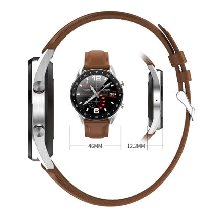 Sports Smartwatch Fitness Sport Activity Tracker Smartphone Horloge iOS Android iPhone Samsung Huawei Zwart Metaal