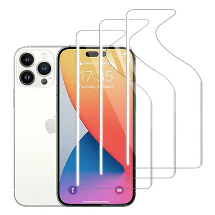 4-Pack Screen Protector iPhone 14 Pro Max Hydrogel Foil Folie PET Vouwbare Beschermfolie Film