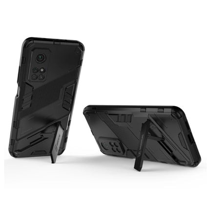 Xiaomi Mi 11 Hoesje met Kickstand - Shockproof Armor Case Cover TPU Zwart