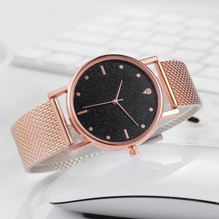 Horloge Kwarts Dames - Luxe Anoloog Uurwerk voor Vrouwen