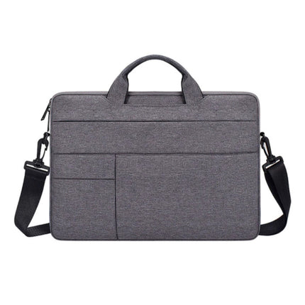 Draagtas met Riem voor Macbook Air Pro - 15.6 inch - Laptop Sleeve Case Cover Grijs