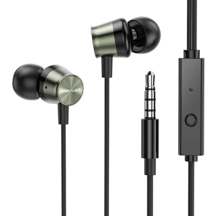 Oortjes met Microfoon en One Button Control - 3.5mm AUX Oordopjes Wired Earphones Oortelefoon Groen
