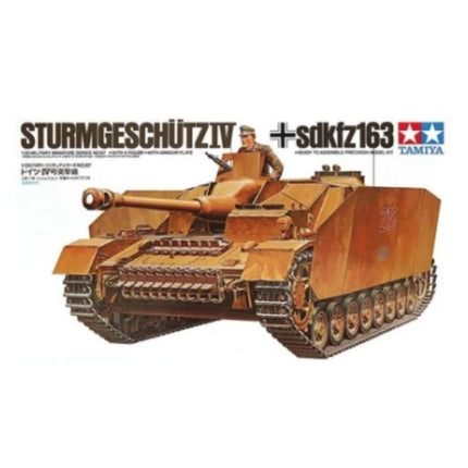 1:35 Duitse Sturmgeschütz IV Tank Bouwkit - Leger Plastic Hobby Doe-het-zelf Model 35087