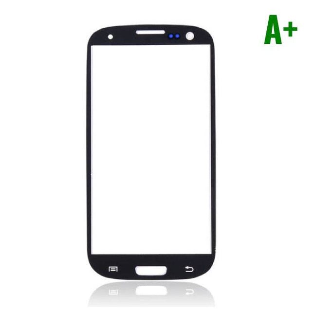 Samsung Galaxy S3 i9300 Frontglas Glas Plaat A+ Kwaliteit - Zwart
