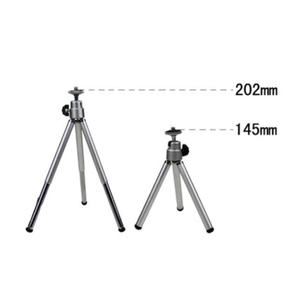Universele Mini Aluminium Statief Driepoot Selfiestick voor Smartphones en Tablets