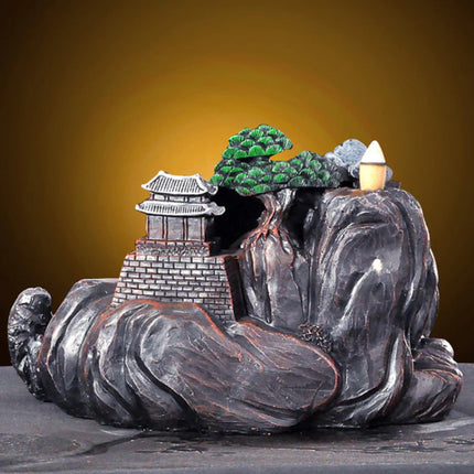 Aromatherapie Sier Wierookbrander Waterval Terugstromen - Backflow Incense Burner Feng Shui Decor Hars Ornament 