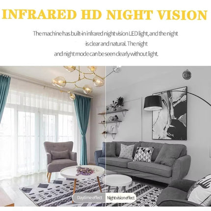 Mini Security Camera - 1080p HD Camcorder Motion Detection Night Vision Alarm - Zwart