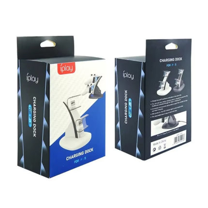 Oplaadstation voor PlayStation 5 Controllers - PS5 Charging Dock Dual Laadstation - Zwart