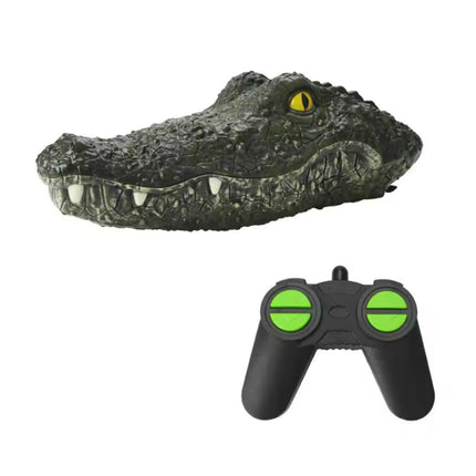RC Krokodil Hoofd met Afstandsbediening - Elekrisch Speelgoed Alligator Kop Waterdicht - Groen