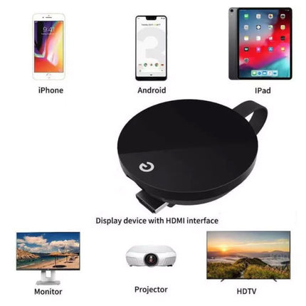 G7S TV Stick voor Miracast / Airplay / Anycast / DLNA - 1080p HD Cast HDMI Receiver Ontvanger iOS & Android