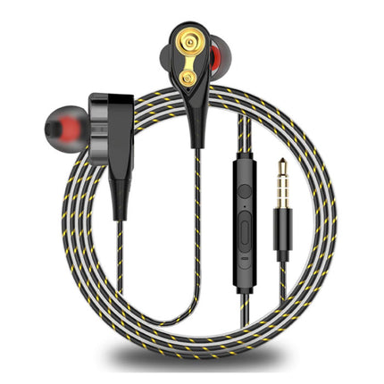 Z2 Wired Earphones Oortjes Ecouteur met Microfoon Oortelefoon Zwart