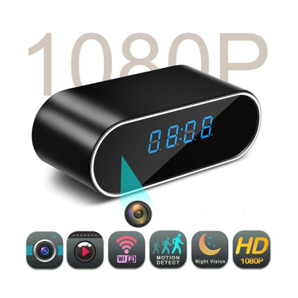 Alarm Klok met Camera en WiFi - Draadloze Smart Home Security Night Vision