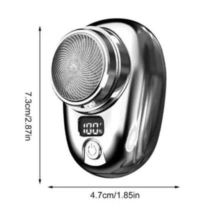 Mini Scheerapparaat - Trimmer Draadloos Scheermachine Elektrische Tondeuse - Zilver