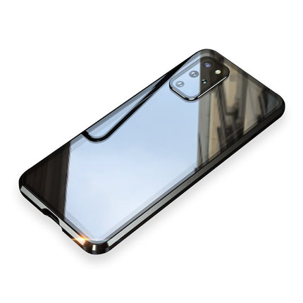 Samsung Galaxy S20 Magnetisch 360° Hoesje met Tempered Glass - Full Body Cover Hoesje + Screenprotector Zwart